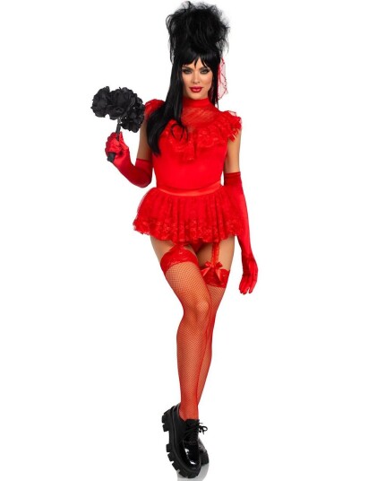 Leg Avenue Beetle Babe Beetlejuice Lydia Deetz Inspirert Kostyme til Dame XLarge