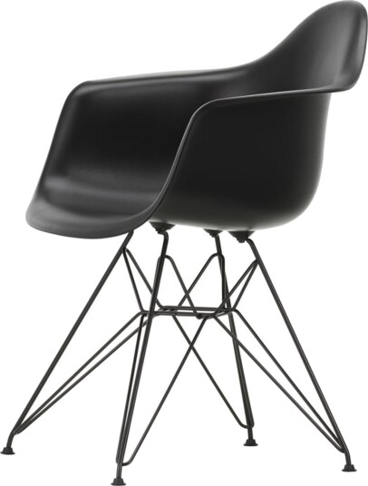 Vitra Eames Plastic RE DAR Spisestol Dyp Svart/ Sort Vitra Eames Plastic RE DAR Spisestol Dyp Svart/ Sort
