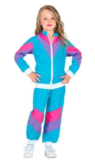Boland Traciks Blå 80Er Joggingdragt Kostume WI97238 Boland Traciks Blå 80Er Joggingdragt Kostume WI97238