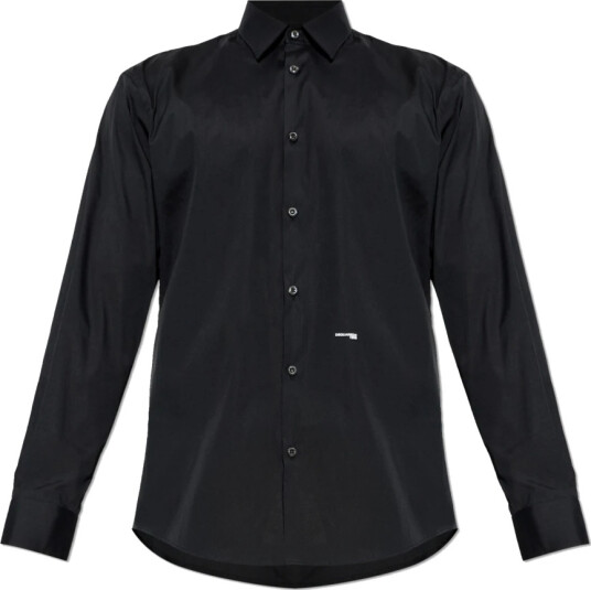 Dsquared2 Herre Skjorter Svart 3XL, Dsquared2 Herre Skjorter Svart 3XL,