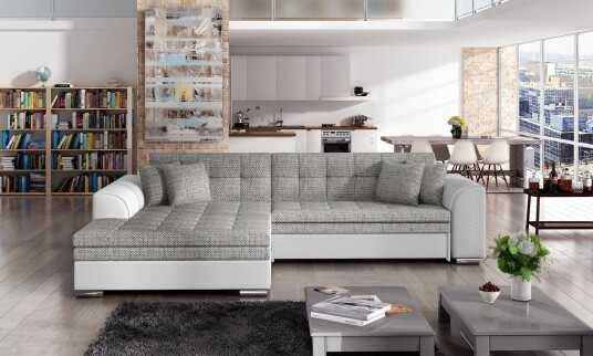 Falseti Sovesofa Grå/Hvit