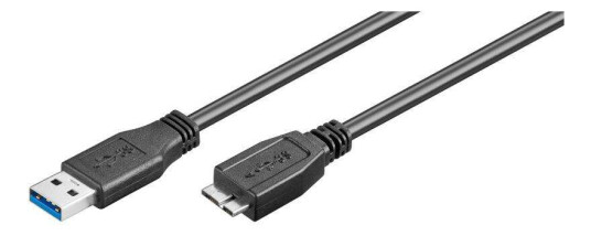 GOOBAY USB 3.0 USB-kabel 3m Sort