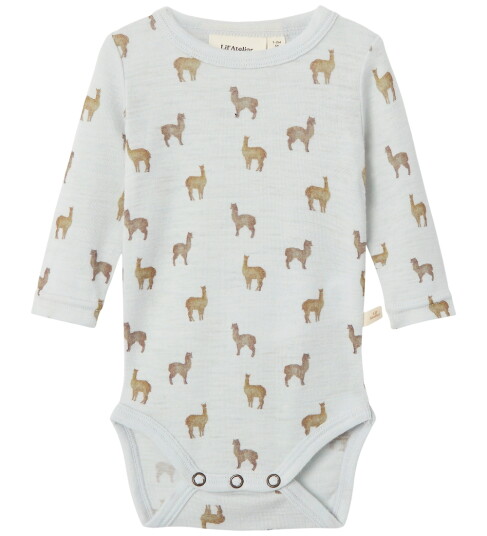 Lil"Atelier Gray Dawn Lama Nbmnoel Nor Ull Ls Slim Body Lil 74 Lil"Atelier Gray Dawn Lama Nbmnoel Nor Ull Ls Slim Body Lil 74