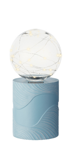 Kaemingk Bordlampe Solcelle Blå H27