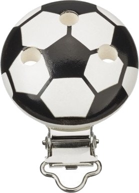 Diverse Seleklype Fotball Svart Hvit 37X11.5Mm 1 Stk
