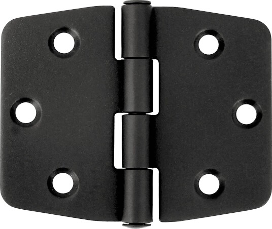 1852 Hengsel 74 x 74 mm syrefast sort