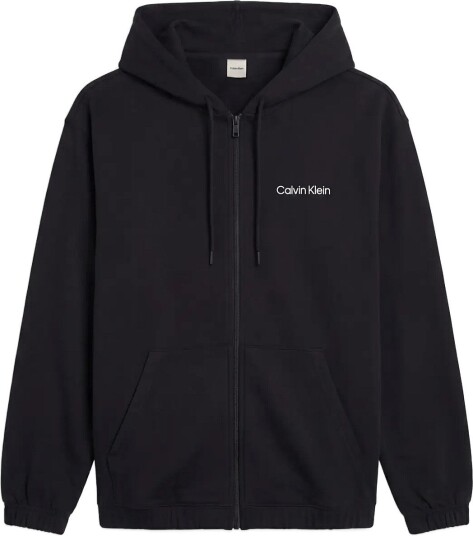 Calvin Klein Icon Essnl L/S Full Zip Hoodie Black L