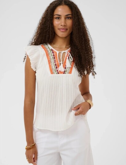 Cream Crwilja Blouse White 46