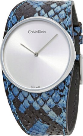 Calvin Klein CK Dameklokke K5V231V6 Spellbound Sølvfarget/Lær Ø39