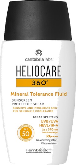 Heliocare 360° Mineral Tolerance Fluid SPF 50 for Sensitive Skin 50ml