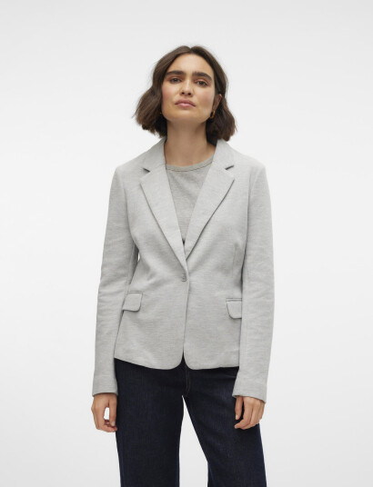 Vero Moda Vmjulia Ls Blazer Jrs Noos - Grey - 36