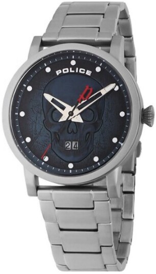 Police Herreklokke PL15404JS.03MA Collin Blå/Stål Ø43 mm