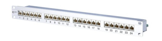 Metz Connect 130855C-E - Cat6a - Hvit - Rackmount - 1U (130855C-E-90)