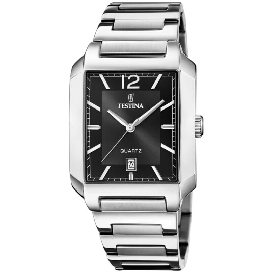 Festina On The Square F20677/4 - Herre - 36 mm - Analog - Kvarts urverk - Mineralglas