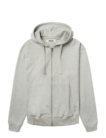 Woodbird Wbfuji Base Zip Hoodie   Grey   L