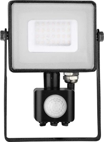 V Tac 30W Led Projektør 3000K Varmhvit Bevegelsessensor Svart Hus Samsung Led Chip V Tac 30W Led Projektør 3000K Varmhvit Bevegelsessensor Svart Hus Samsung Led Chip