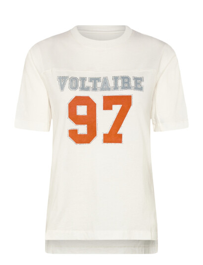 Zadig & Voltaire Boo Hc Voltaire 97 Strass Cream XS