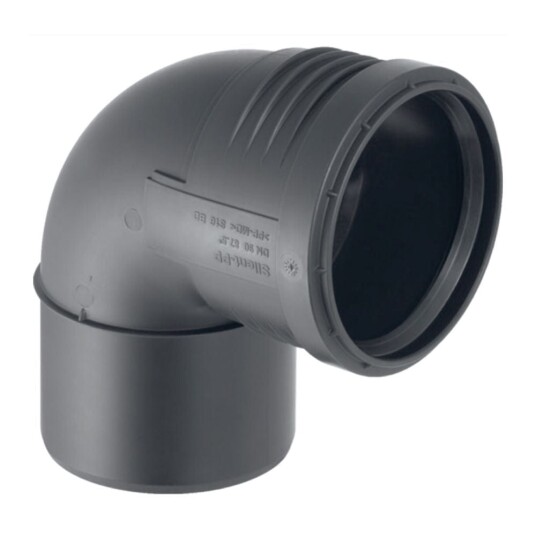 Geberit 50 mm Silent PP Bøyning 87,5° for Avløpsvann