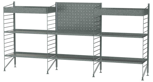 String String Outdoor kombinasjon M Galvanisert 180 x 89 cm String String Outdoor kombinasjon M Galvanisert 180 x 89 cm