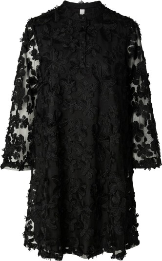 YAS Yaskarly 7/8 Short Dress Noos BLACK 34