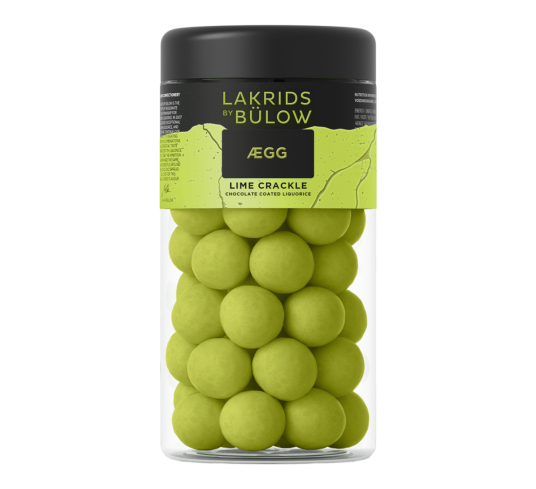 Ægg Lime Crackle lakris standard 270g Ægg Lime Crackle lakris standard 270g