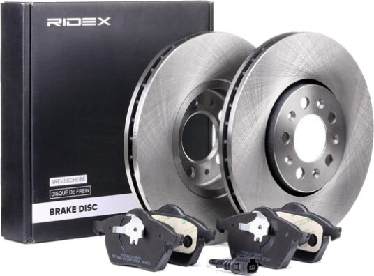 Bremseskiver og klosser RIDEX 3405B0287
