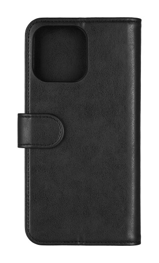 Essentials iPhone 16 Pro Max PU wallet, recycled, 3 cards, black