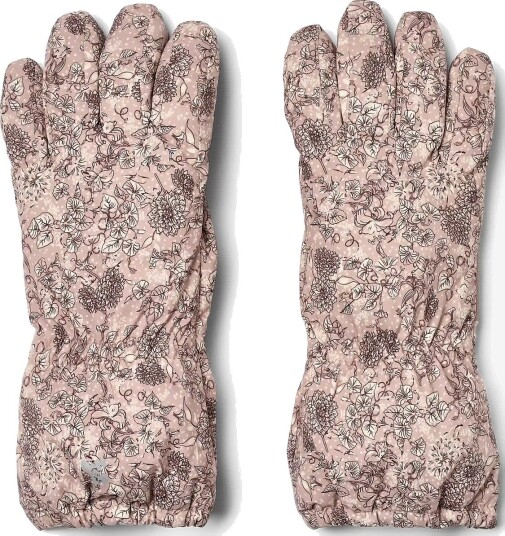 Wheat Finger Gloves Skiski - ROSE WINTER FLOWERS - XXL