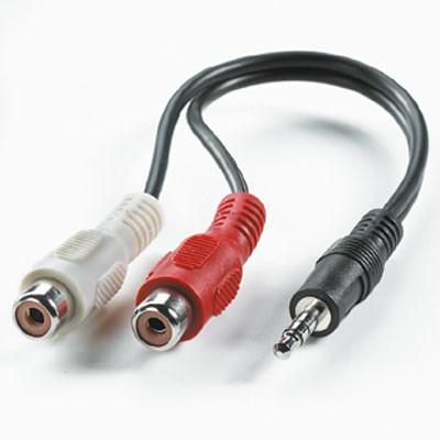Roline Lydkabel 3,5 mm Til 2x RCA Hunn