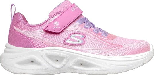 Skechers Sola Glow 2.0 Dazzle Blinkende Sneakers, Rosa, 22