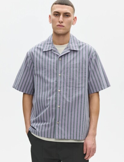 WOOD WOOD Wwnico Ss Shirt 25391 Grey M WOOD WOOD Wwnico Ss Shirt 25391 Grey M