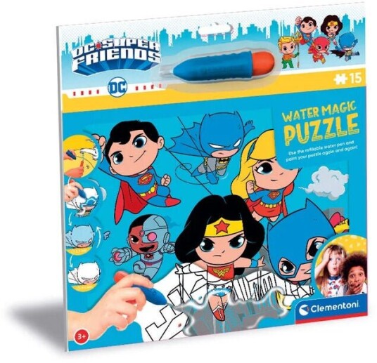 DC Comics Water Reveal Puslespill Super Friends 15 Biter