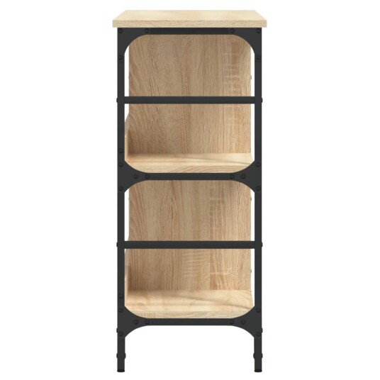 vidaXL Skjenk sonoma eik 102x32x73,5 cm konstruert tre