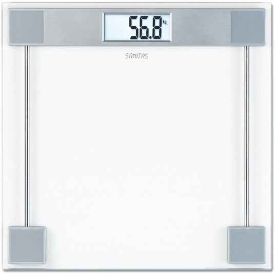 Sanitas SGS06 Digital Personvekt i Glass Maks 150 kg