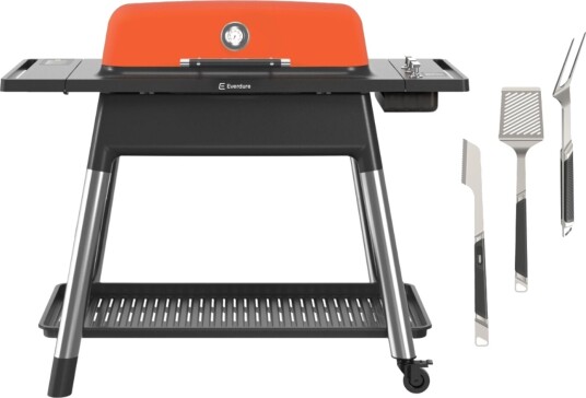Everdure FURNACE Gen III gassgrill med redskapssett oransje Everdure FURNACE Gen III gassgrill med redskapssett oransje