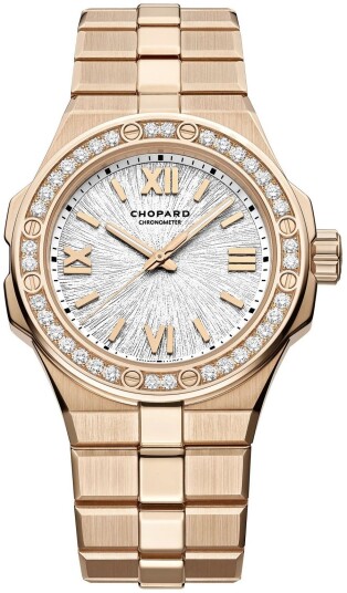 Chopard Dameklokke 295384 5001 Alpine Eagle Sølvfarget/18 karat