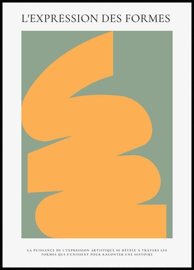 EVOCATION ABSTRAITE Plakat Plakat / 40x50cm