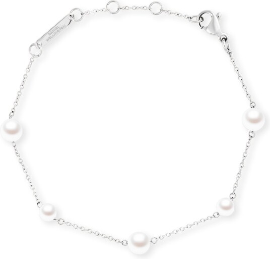 Silver Bracelet Pearl Step | DW