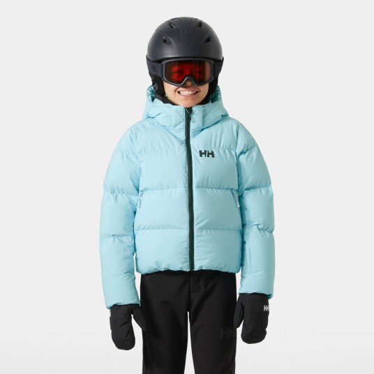 Helly Hansen Nora Kort Ski Boblejakke Junior Blå 164
