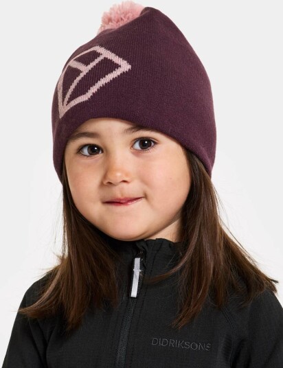 Didriksons Dropi Kids Beanie Plumb Didriksons Dropi Kids Beanie Plumb