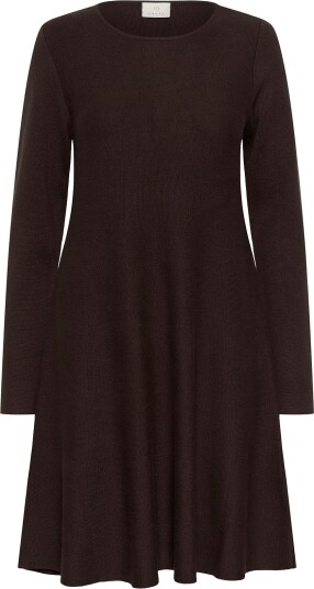 Kaffe Kamalina Knit Dress BLACK COFFEE S Kaffe Kamalina Knit Dress BLACK COFFEE S