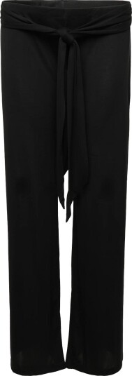 Juicy Couture Emerson Belted Straight Leg Pant   BLACK   XL