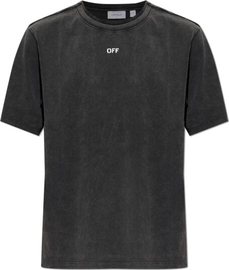 Off White Herre Topper Svart 2XL,