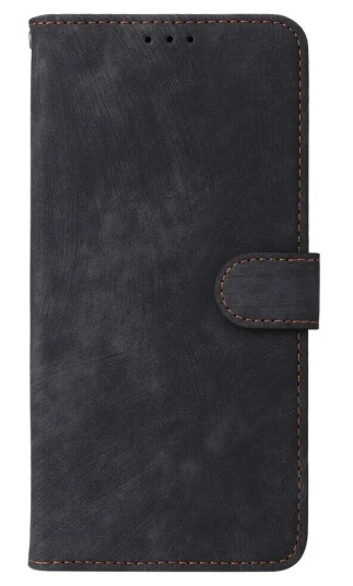 EIDERWOOD Motorola Moto G04 / G24 / G24 Power Kunstskinn Deksel m. Lommebok og Stropp - Svart
