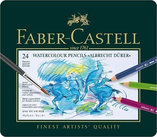 Faber Castell Watercolour pencil Albrecht Dürer tin of 24 Faber Castell Watercolour pencil Albrecht Dürer tin of 24
