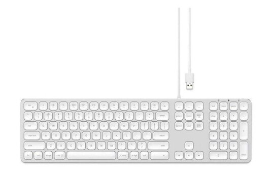 Satechi Aluminum Wired - Amerikansk Engelsk - Satechi Aluminum Wired - Amerikansk Engelsk -