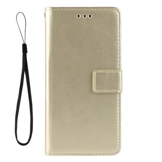 INCOVER Asus ROG Phone 3 (ZS661KS) Nøytralt PU Skinndeksel m. Lommebok Gull
