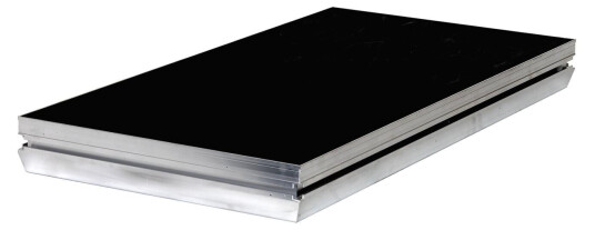 Prolyte Sm-D Stagedex Basic Scenepodie Firkant, 0,5x1m, Sort, Bjørkefinèr