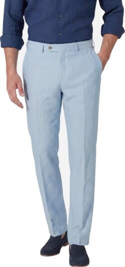 Hiltl Parma linen pant 52 blå herre Hiltl Parma linen pant 52 blå herre