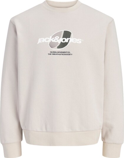 Jack & Jones Collegegenser JcoClub Dove Jack & Jones 14 år (164) Collegegenser Beige